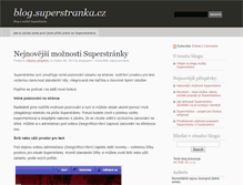 Tablet Screenshot of blog.superstranka.cz